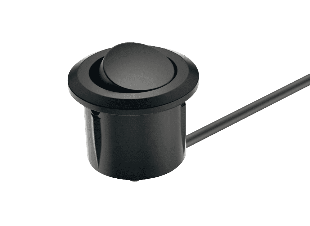 Interrupteur noir basculant avec câble d’alimentation