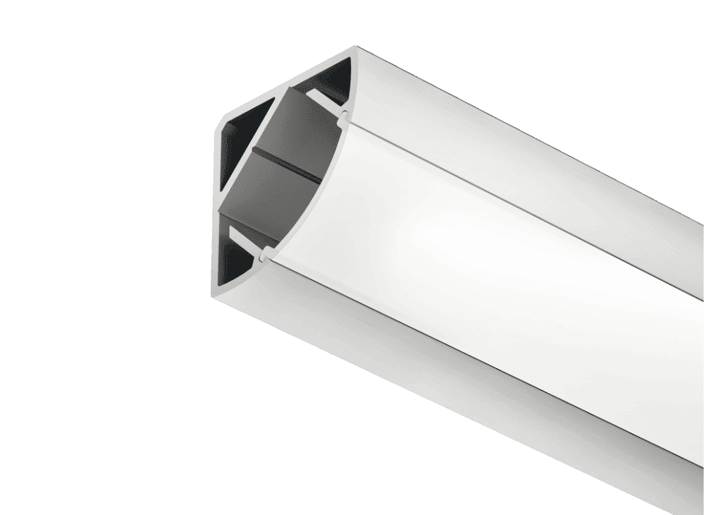 Profil d'angle 2190 pour bandes LED 10 mm